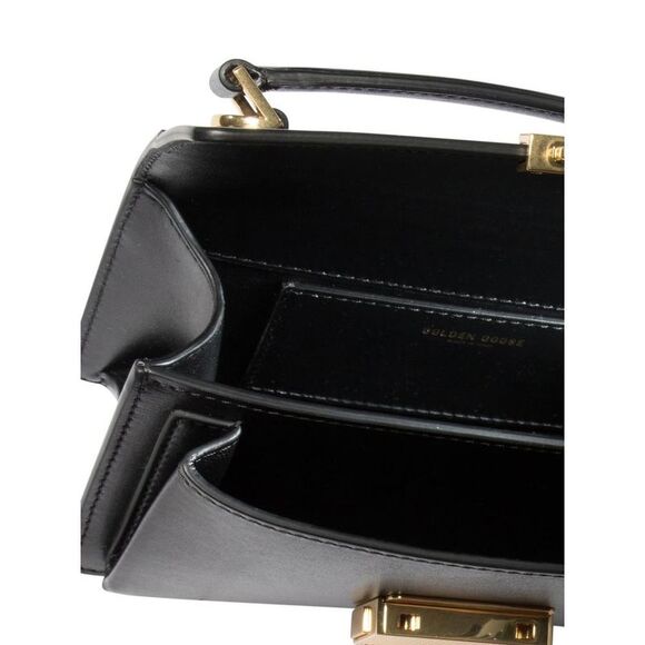 GOLDEN GOOSE Women's Boxy Top-Handle Bag Women BLACK Handbags - Picture 5 of 5